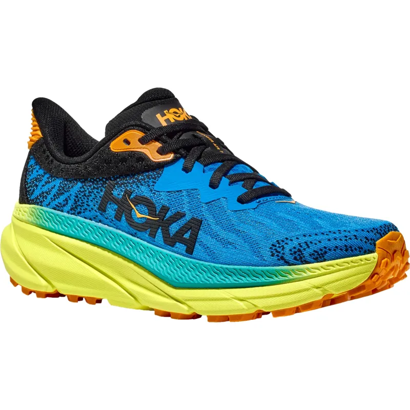 Hoka One One Men's Challenger 7 Running Shoes Diva Blue/Evening Primrose-2